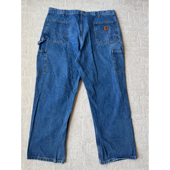 Carhartt Double Front Denim Logger Loose Original Fit - Picture 5 of 8